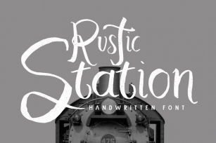 Rustic Station Typeface Font Download