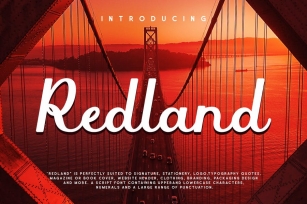 Redland - Bold Script Font Font Download