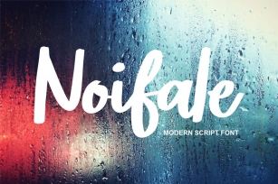 Noifale | Modern Script Font Font Download