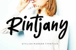 Rintjany Stylish Marker Typeface Font Download