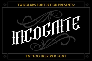 Incognite Tattoo Font Font Download