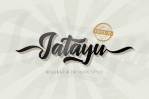Jatayu Scipt Font Layered Font Download