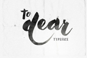 To Dear Font Download