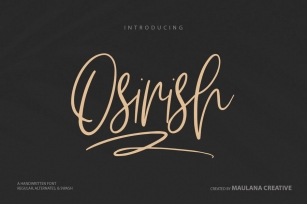 Osirish Handwritten Font Font Download