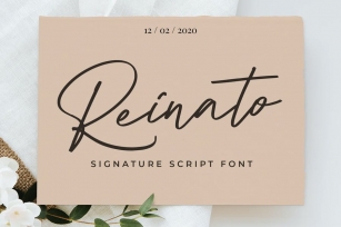 Reinato Signature Font Download