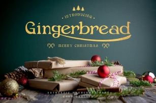 Gingerbread - Decorative Christmas Serif Font Font Download