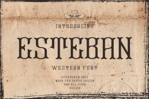 Esteban | Western Font Font Download