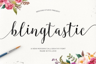 Blingtastic Script Font Download