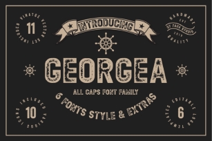 Georgea - Vintage Font Font Download