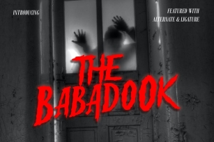 Babadook - Halloween Font Font Download