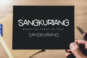 Sangkuriang Monoline Script Font Download