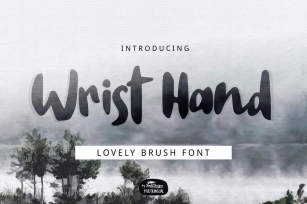 Wrist Hand Brush Font Font Download
