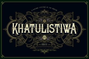 Khatulistiwa typeface Font Download