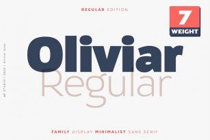 Oliviar Sans Regular Family Font Download