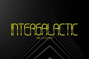 TINGEE - Intergalactic Font Font Download