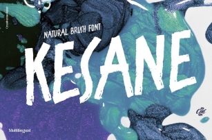 Kesane - Natural Brush Font Font Download