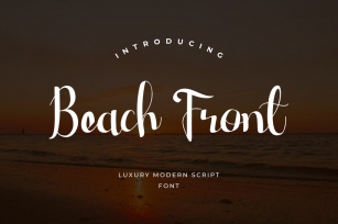 Beach Front Script Handwritten Font Font Download