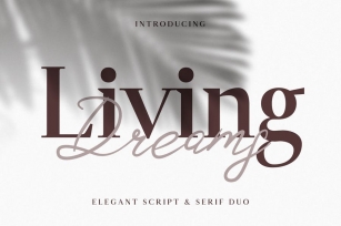 Living Dreams - Serif & Script Font Duo Font Download