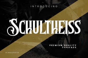 Schultheiss - Vintage Decorative Typeface Font Download
