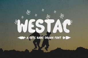 Westac - A Cute Hand Drawn Font Font Download