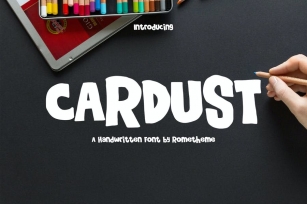 Cardust - Fun Font RG Font Download