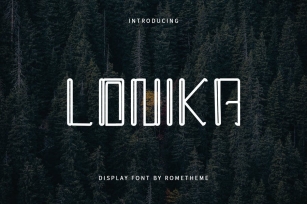 Lonika - Display Font DR Font Download