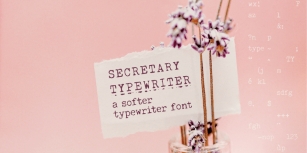 Secretary Typewriter Font Download