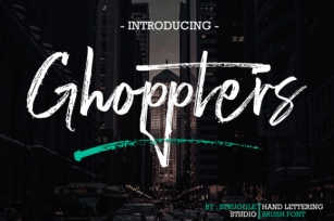 Ghoppters Font Download