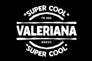 Valeriana Font Download