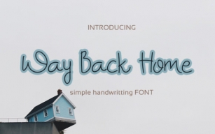 Way Back Home Font Download