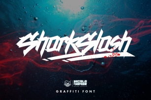 SHARKSLASH Graffiti Font Download