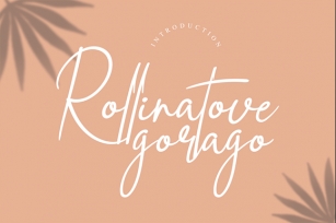 Rollinatove Gorago Font Download
