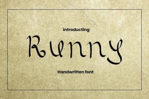 Runny Font Download