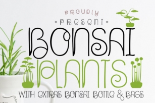 Bonsai Plants Font Download