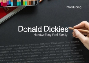 Donald Dickies Font Download