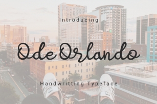 Ode Orlando Font Download