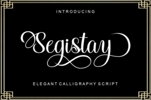 Segistay Font Download