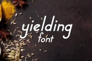 Yielding Font Download