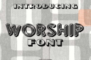 Worship Font Download