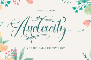 Audacty Font Download