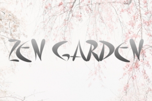 Zen Garden Font Download