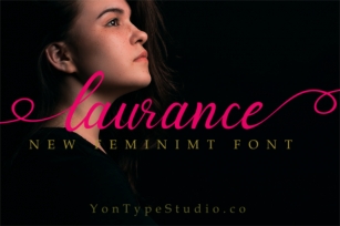 laurance lovely font Font Download
