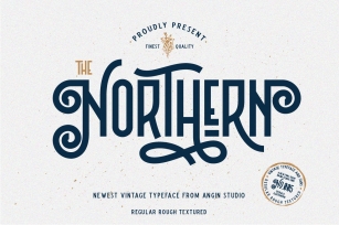 Northern 5 Fonts with Extras Font Download