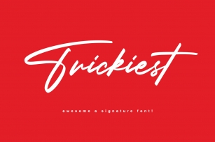 Trickiest Signature Font Font Download