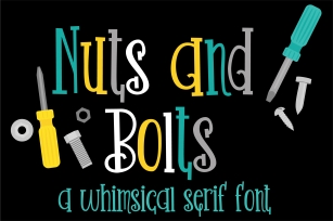 PN Nuts and Bolts Font Download