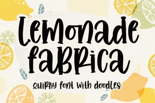 Lemonade fabrica -quirky with doodles- Font Download