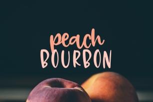 Peach Bourbon Font Download