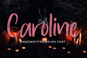 Caroline Handwritten Brush Font Font Download