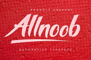 Allnoob Typeface Font Download