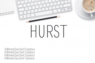 Hurst Sans Serif Typeface Font Download